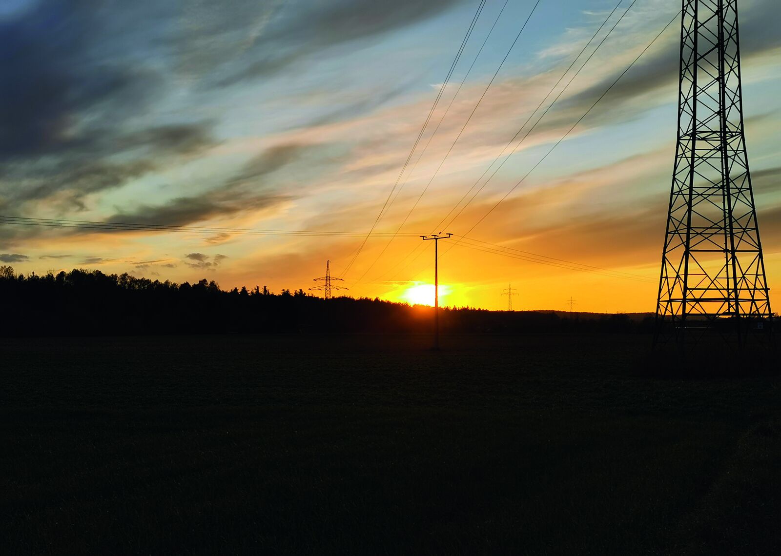 HUAWEI P30 sample photo. Sunset, sunrise, nature photography