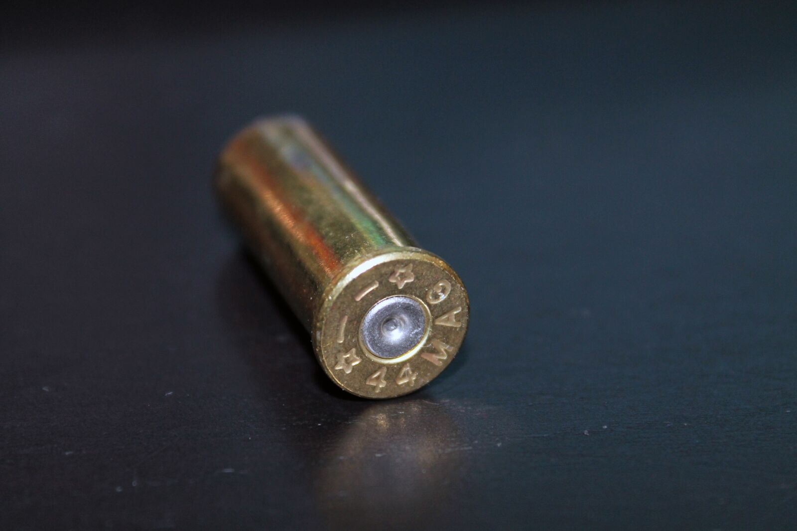 Canon EOS 1100D (EOS Rebel T3 / EOS Kiss X50) sample photo. Shell casing, 44 magnum, magnum photography