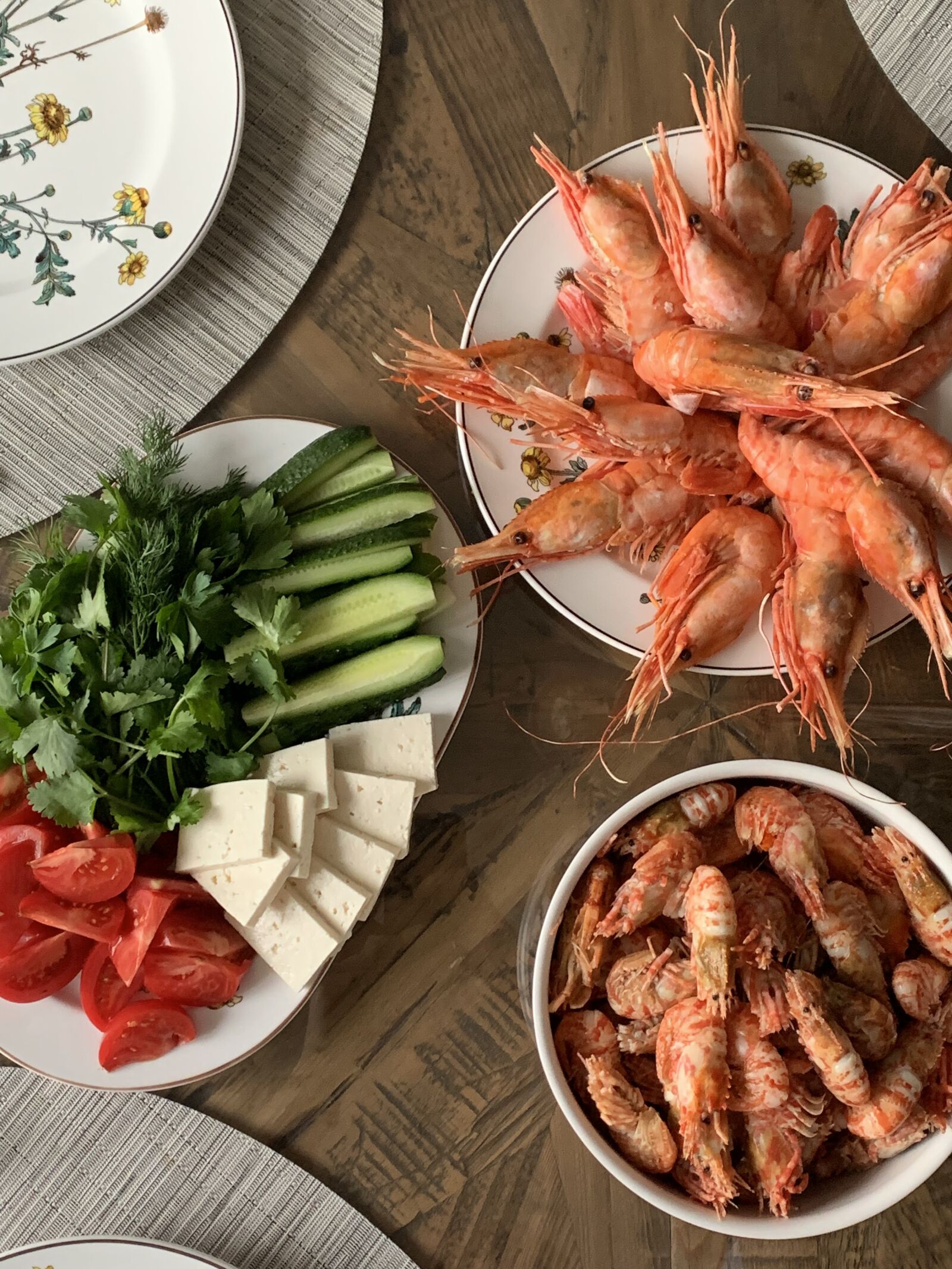 Apple iPhone XR sample photo. Shrimps, seafood, dinner photography