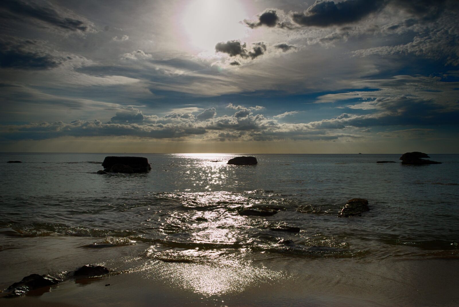 Nikon D80 sample photo. Waters, sunset, sea photography