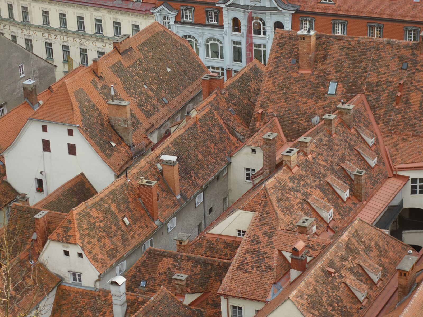 Sony Cyber-shot DSC-RX100 II sample photo. Roofs, roof landscape, graz photography
