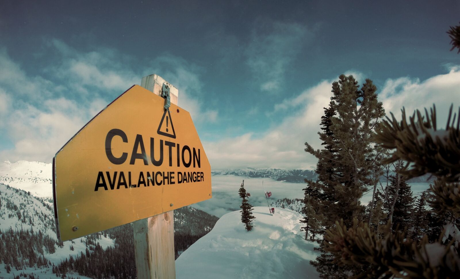 GoPro HERO3+ Black Edition sample photo. Cold, outdoors, sign photography
