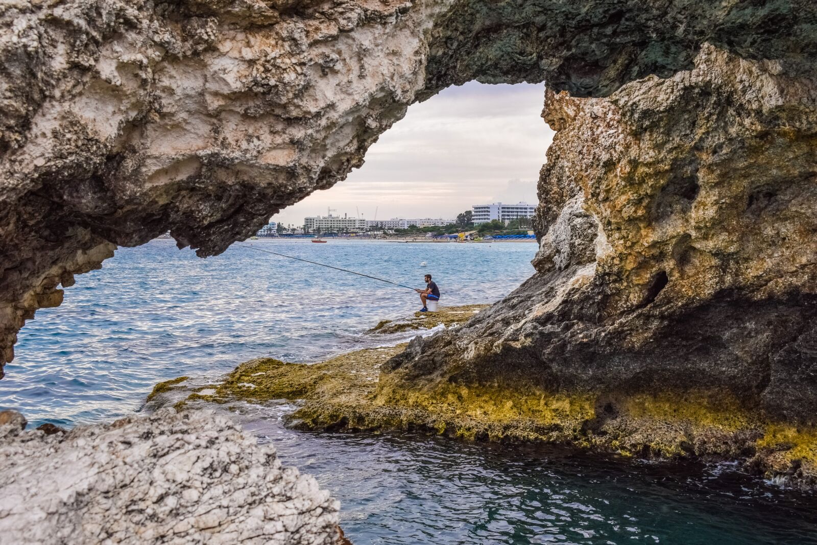 Nikon D3300 sample photo. Sea caves, rock, erosion photography