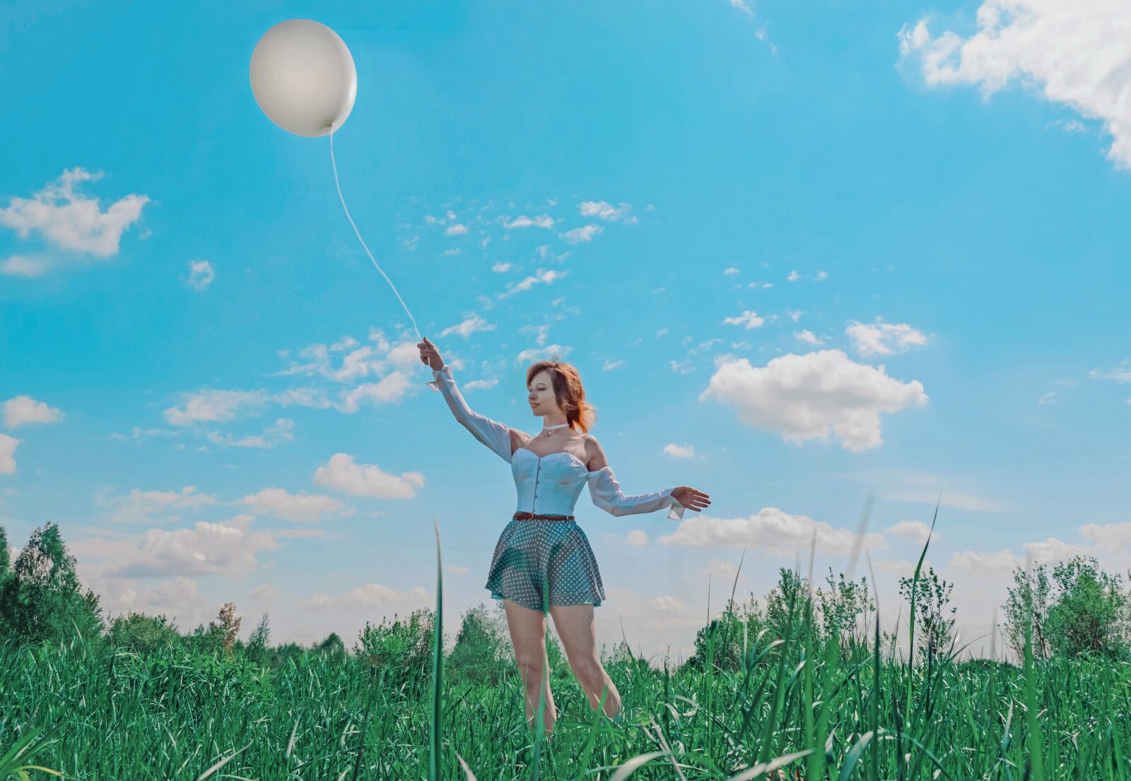 Nikon D3200 sample photo. Sky, romance, balloon photography