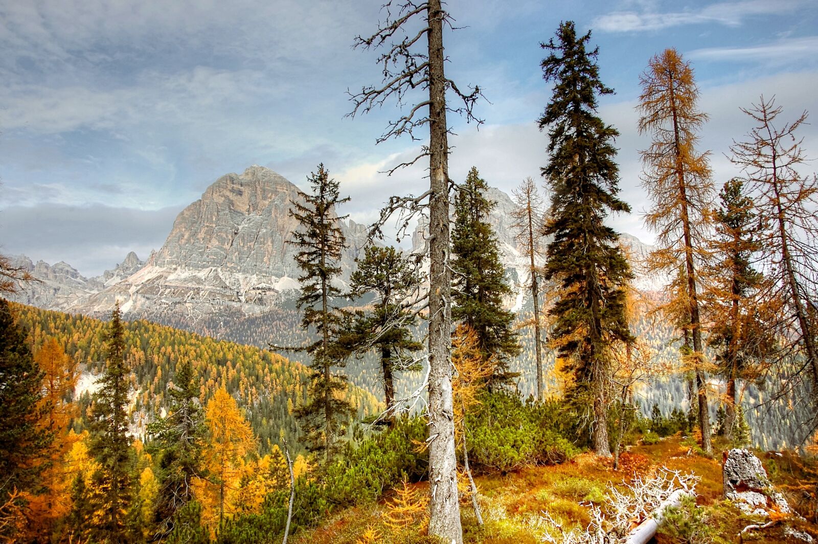 Nikon D40 sample photo. Tofane, dolomites, nature photography