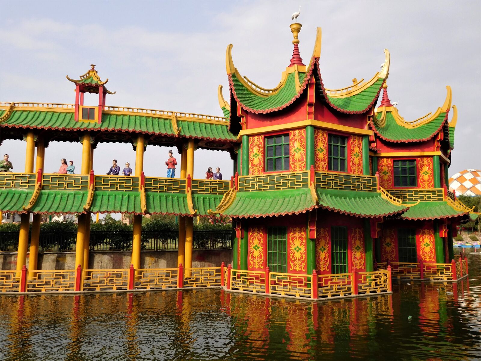 Nikon Coolpix S7000 sample photo. Water park, chinese style photography