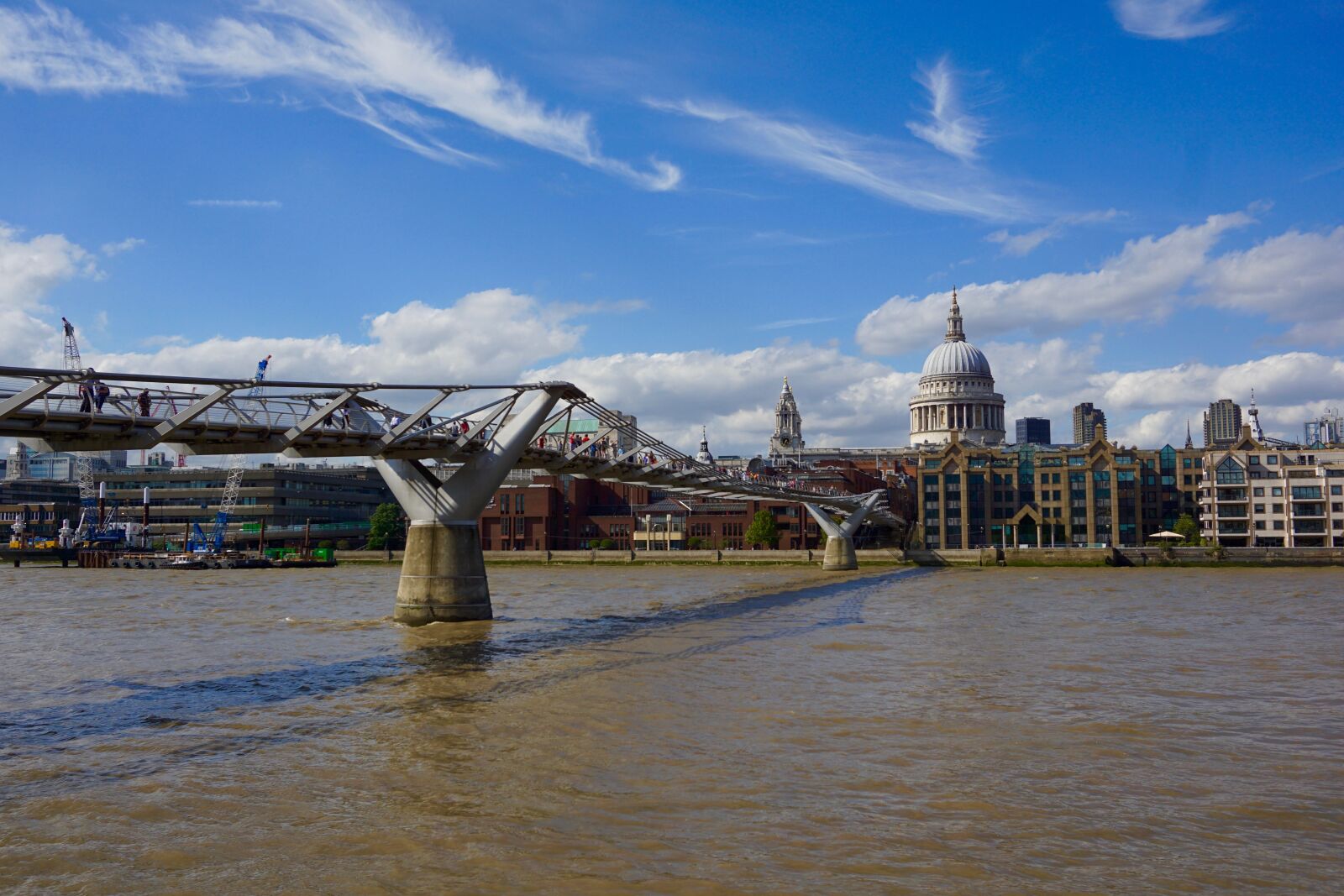 Sony a5100 sample photo. The millenium bridge, london photography