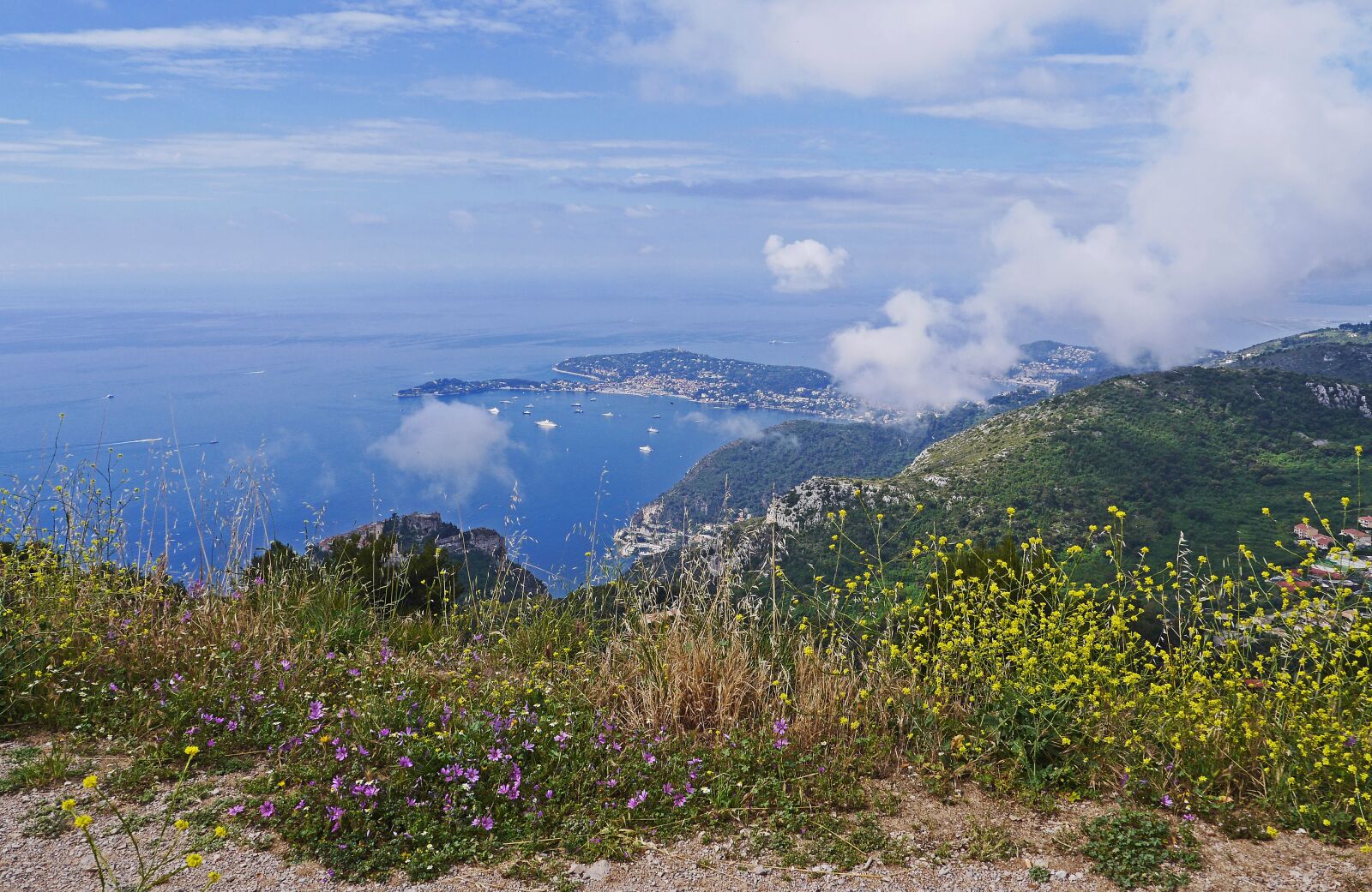 Panasonic Lumix DMC-GH3 sample photo. Mediterranean, alpine, sea ​​clouds photography