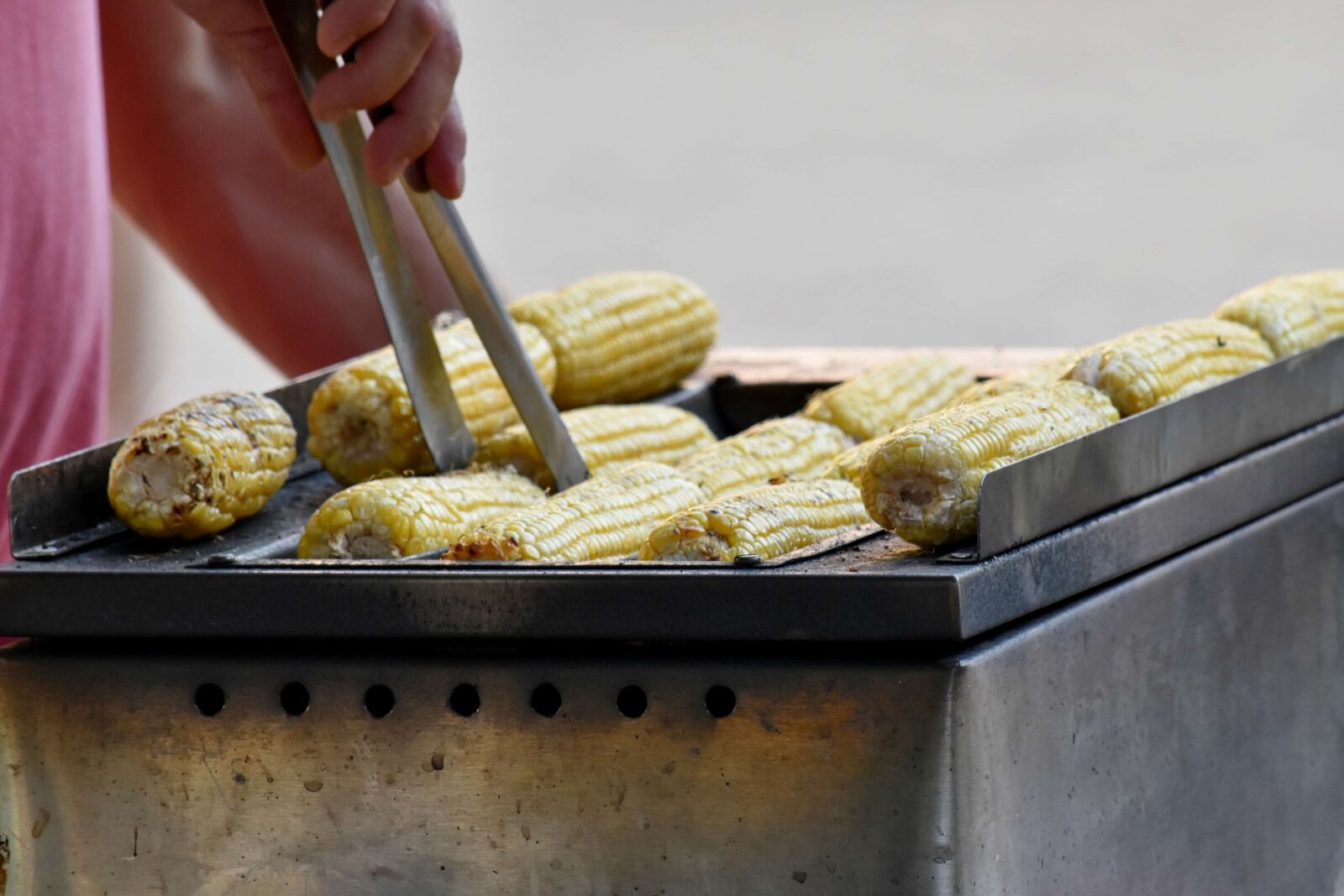 Nikon D5500 sample photo. Corn, food, hand, handmade photography