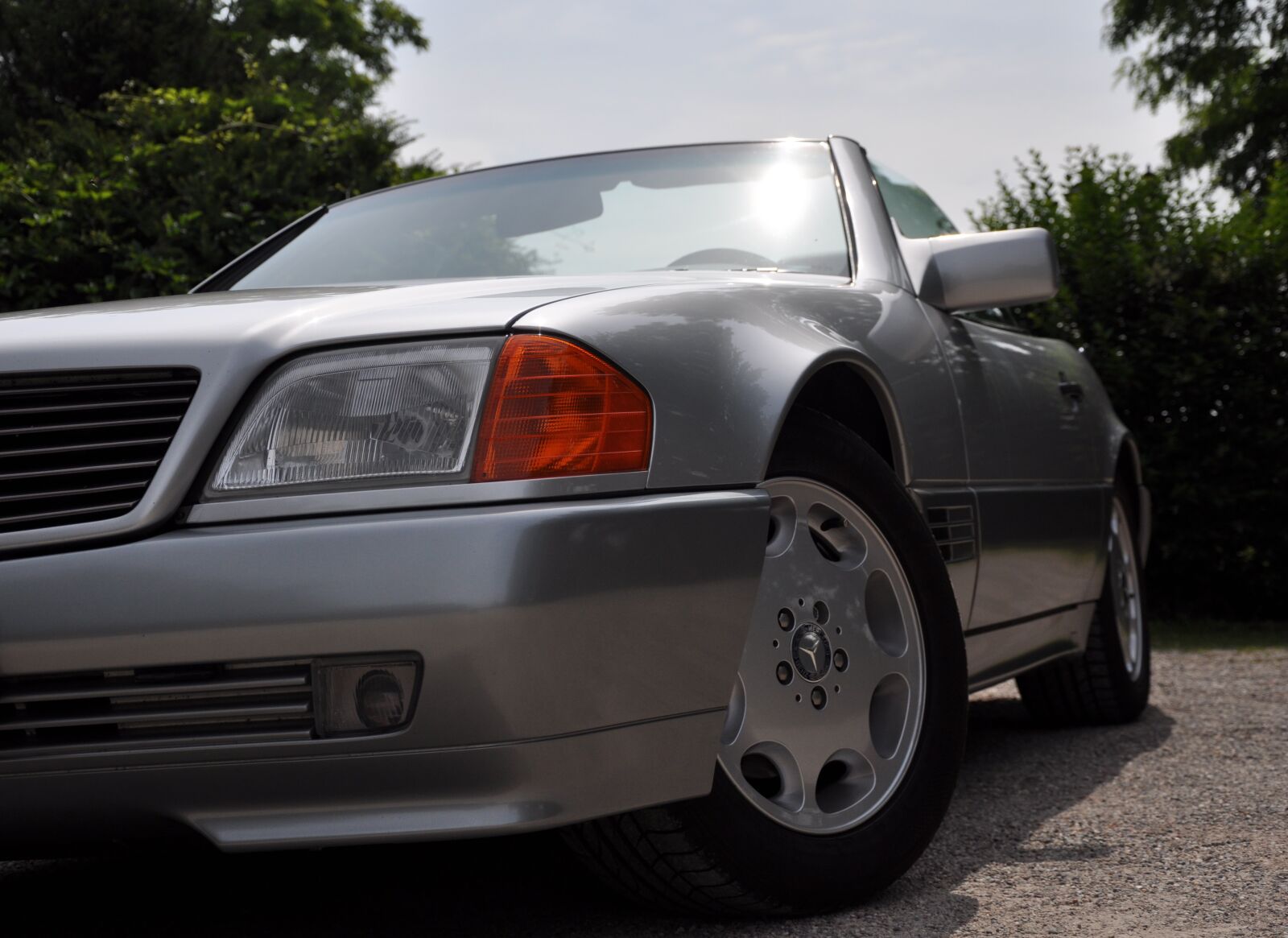 Nikon D90 sample photo. Sl, mercedes benz, auto photography
