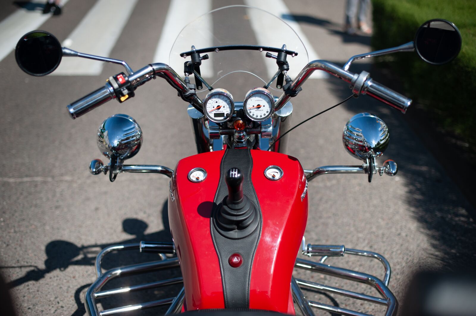 Nikon D700 sample photo. Motorcycle, chopper, road photography