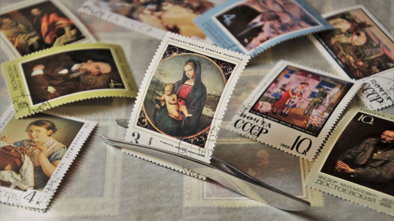 Canon EOS 80D sample photo. Philately, madonna, postage stamps photography