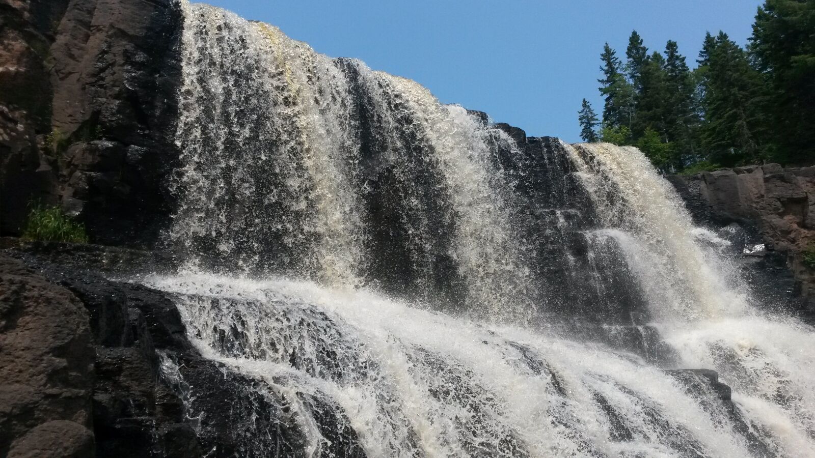 Samsung Galaxy S4 Active sample photo. Waterfall, gooseberry falls, minnesota photography