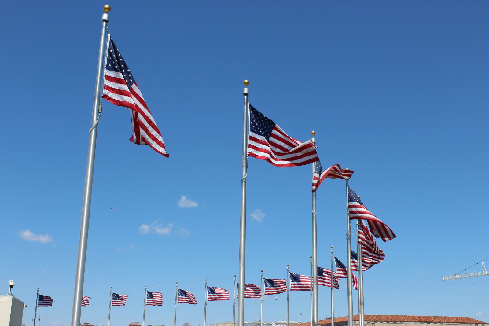 Canon EOS 1200D (EOS Rebel T5 / EOS Kiss X70 / EOS Hi) sample photo. American flag, washington, d photography