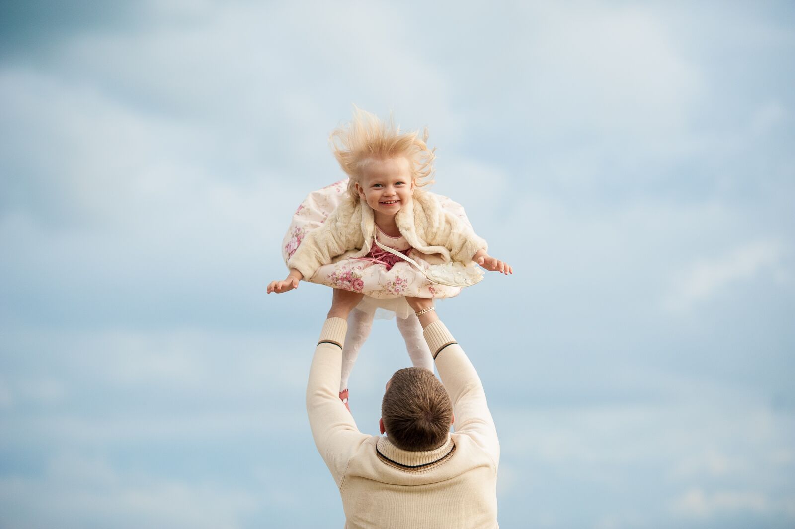 Nikon D700 sample photo. Kid, girl, father photography