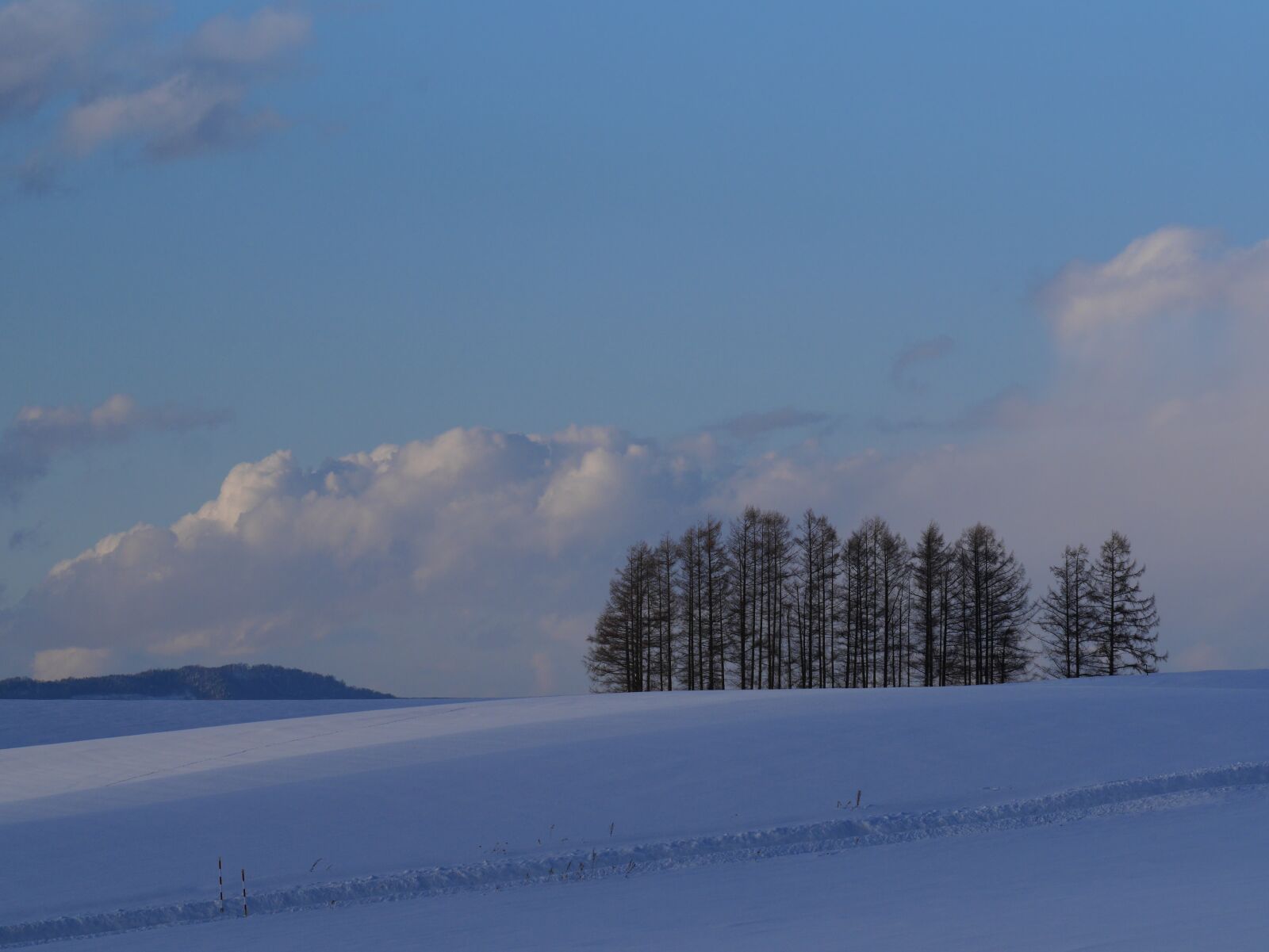 Panasonic Lumix DMC-GF7 sample photo. Hokkaido, biei, snow photography