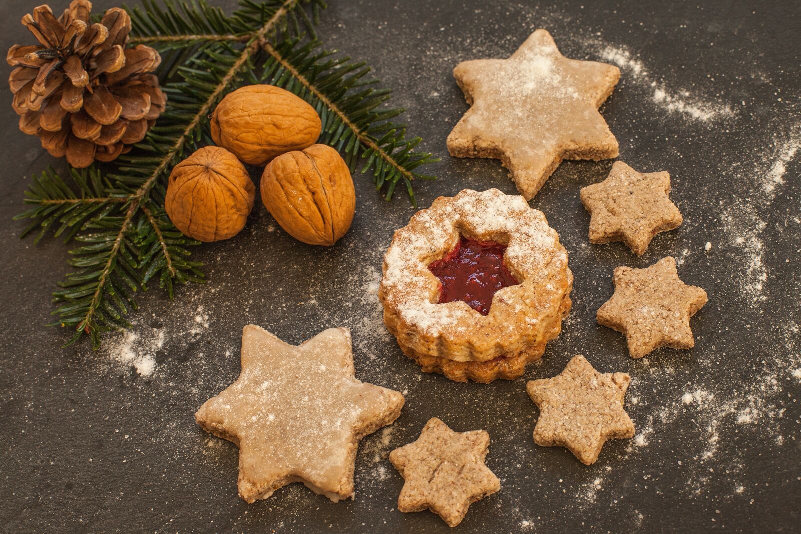 Canon EOS 5D Mark II sample photo. Cookie, cookies, small cakes photography