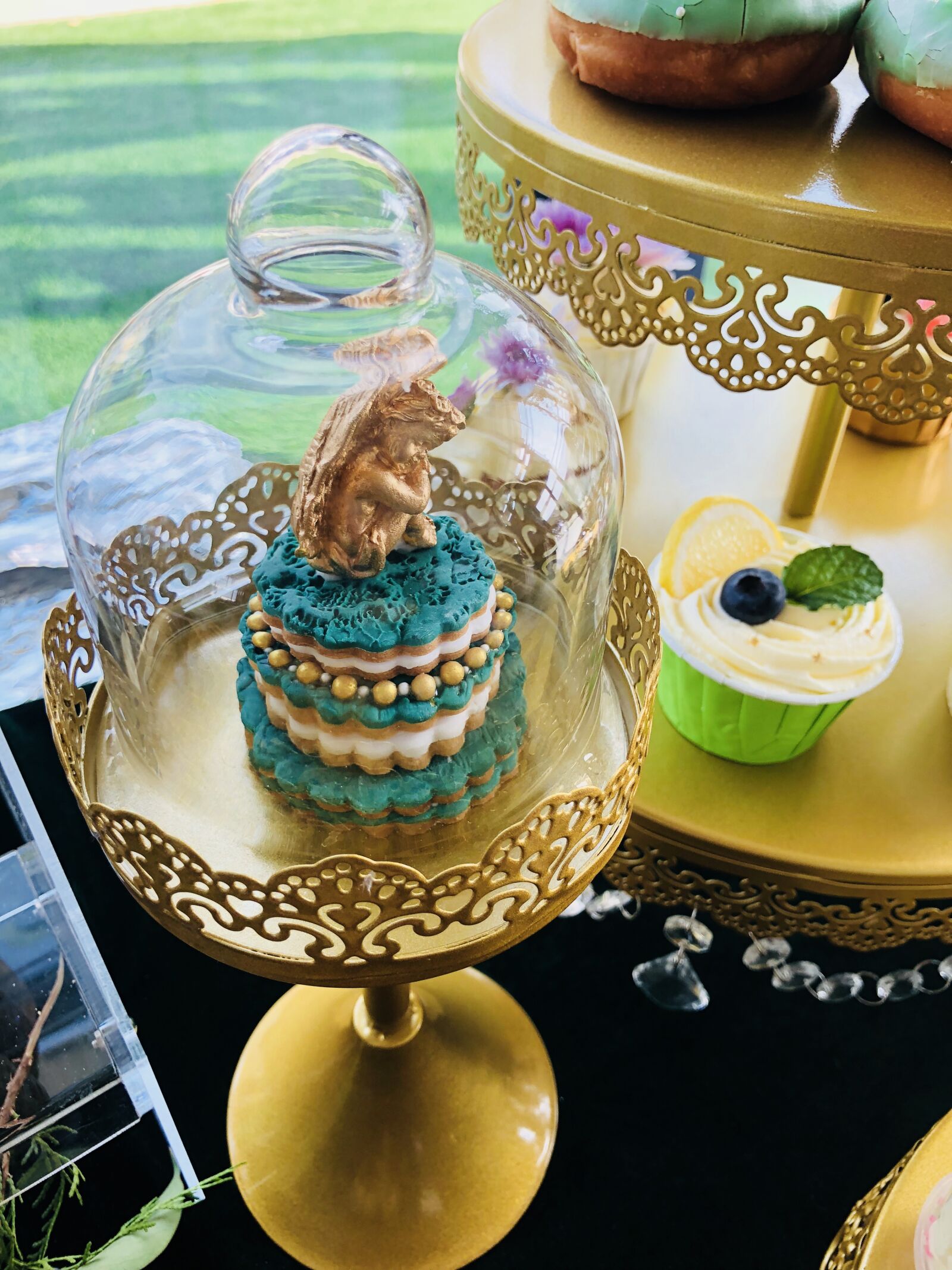 iPhone 8 Plus back dual camera 3.99mm f/1.8 sample photo. Dessert, dessert station, fondant photography