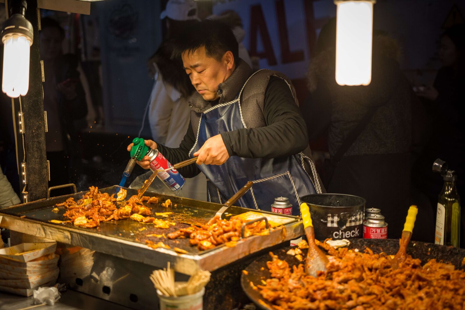 Nikon D7200 sample photo. Street food, food, chicken photography