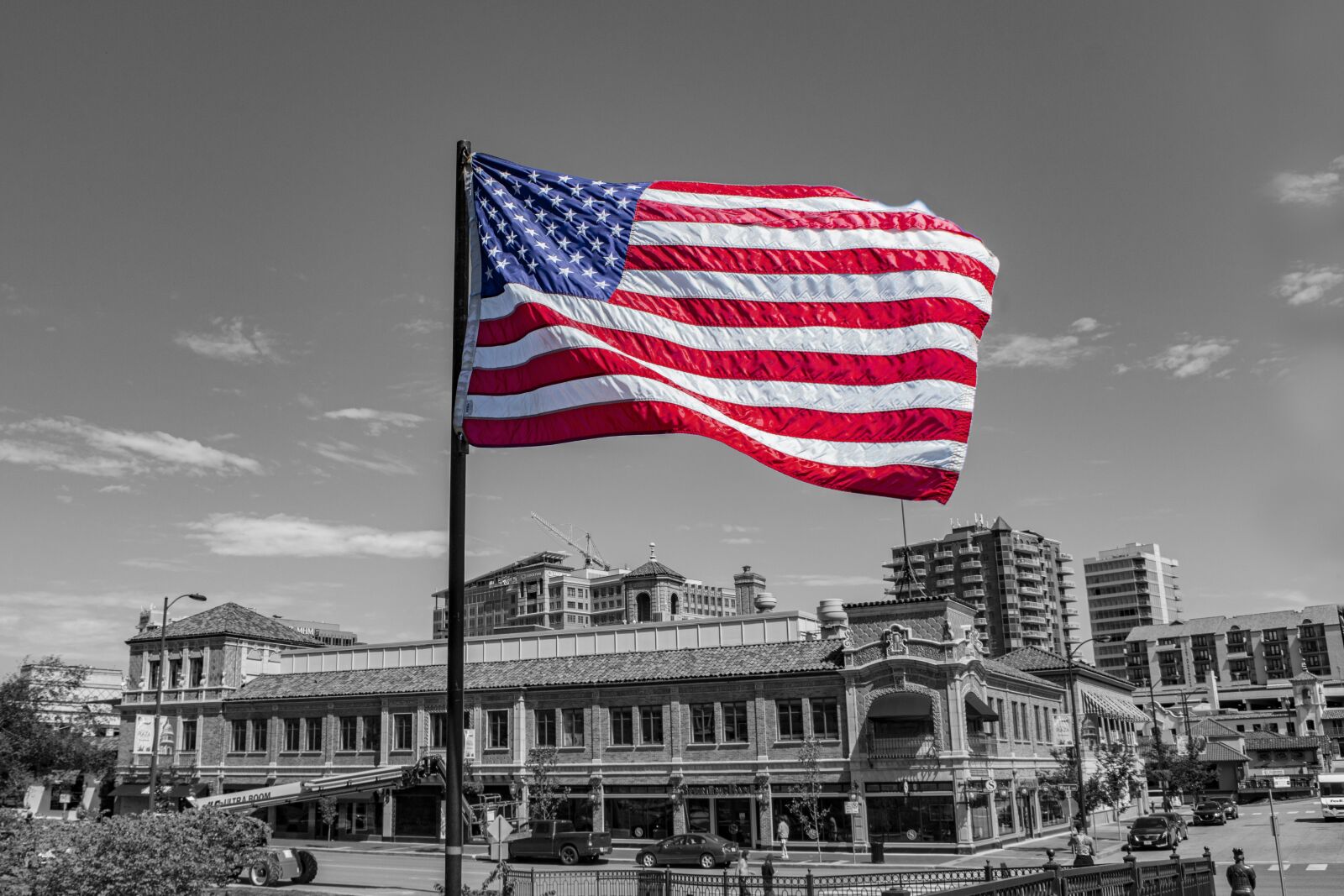 Nikon D3200 sample photo. American flag, old glory photography