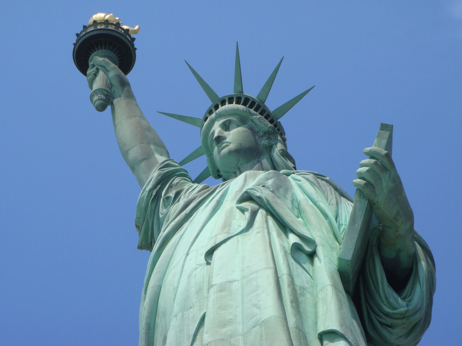 Sony DSC-T100 sample photo. Statue of liberty, new photography