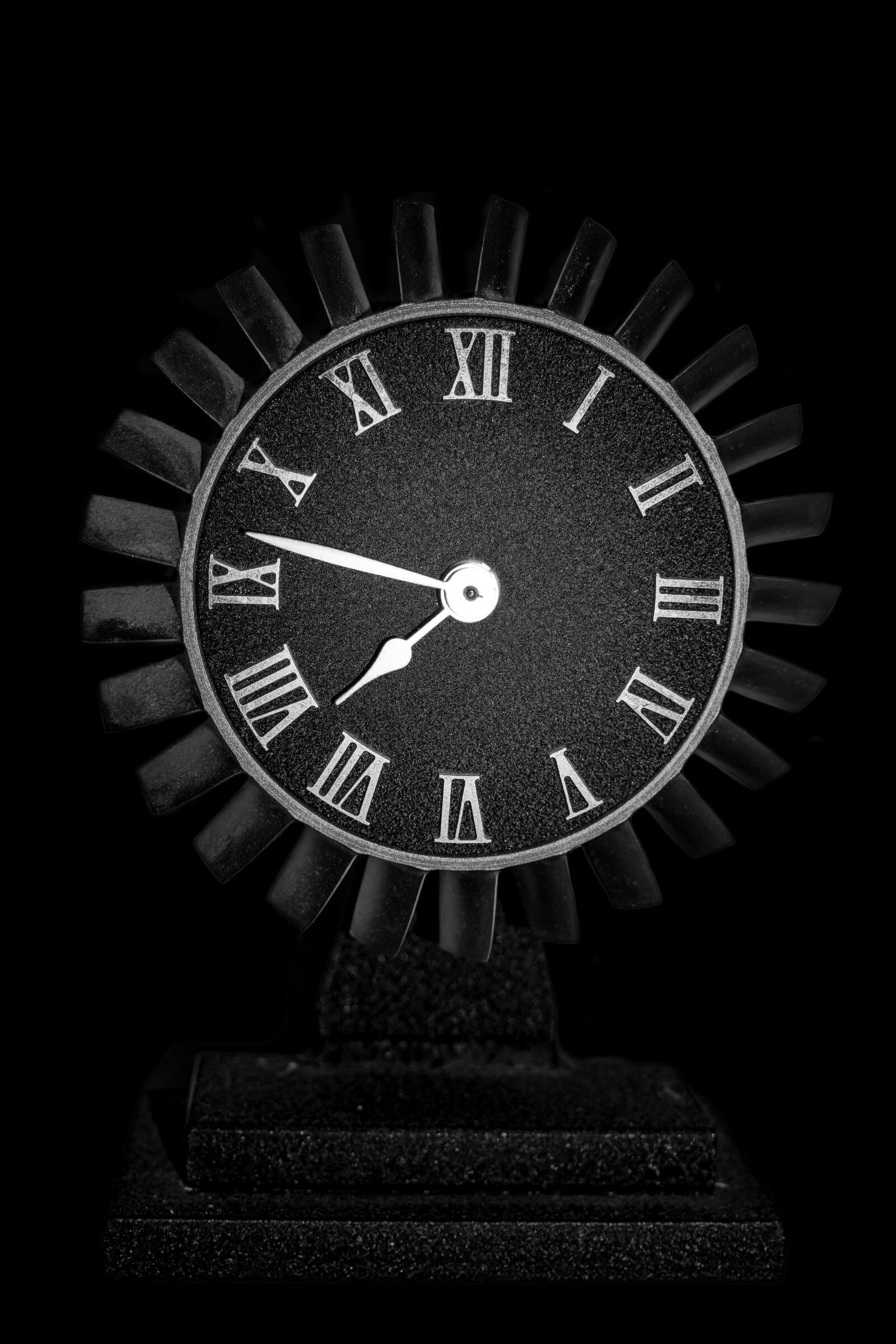 Sony a6300 + Sigma 30mm F2.8 EX DN sample photo. Clock, engine, old photography