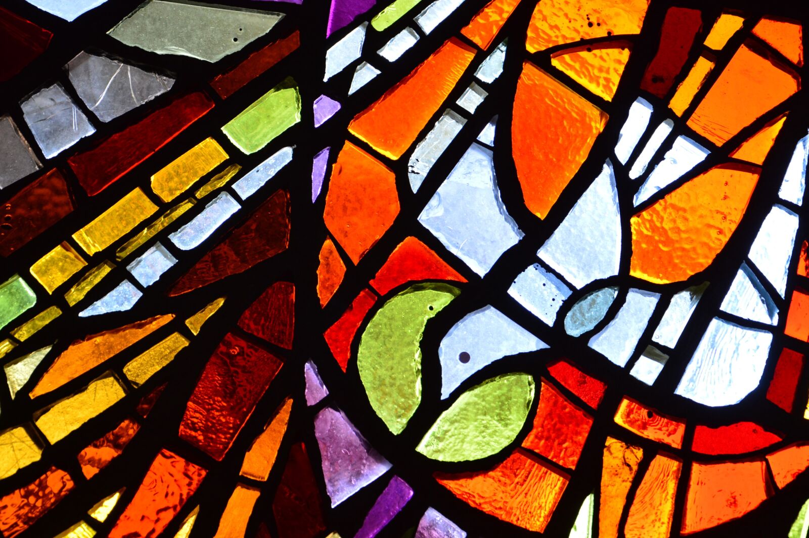 Nikon D3200 sample photo. Holy spirit, glass painting photography