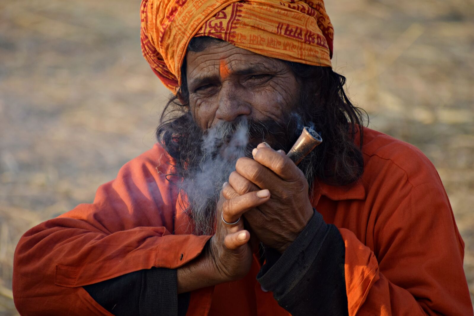 Nikon D3300 sample photo. Sadhu, hermit, india photography