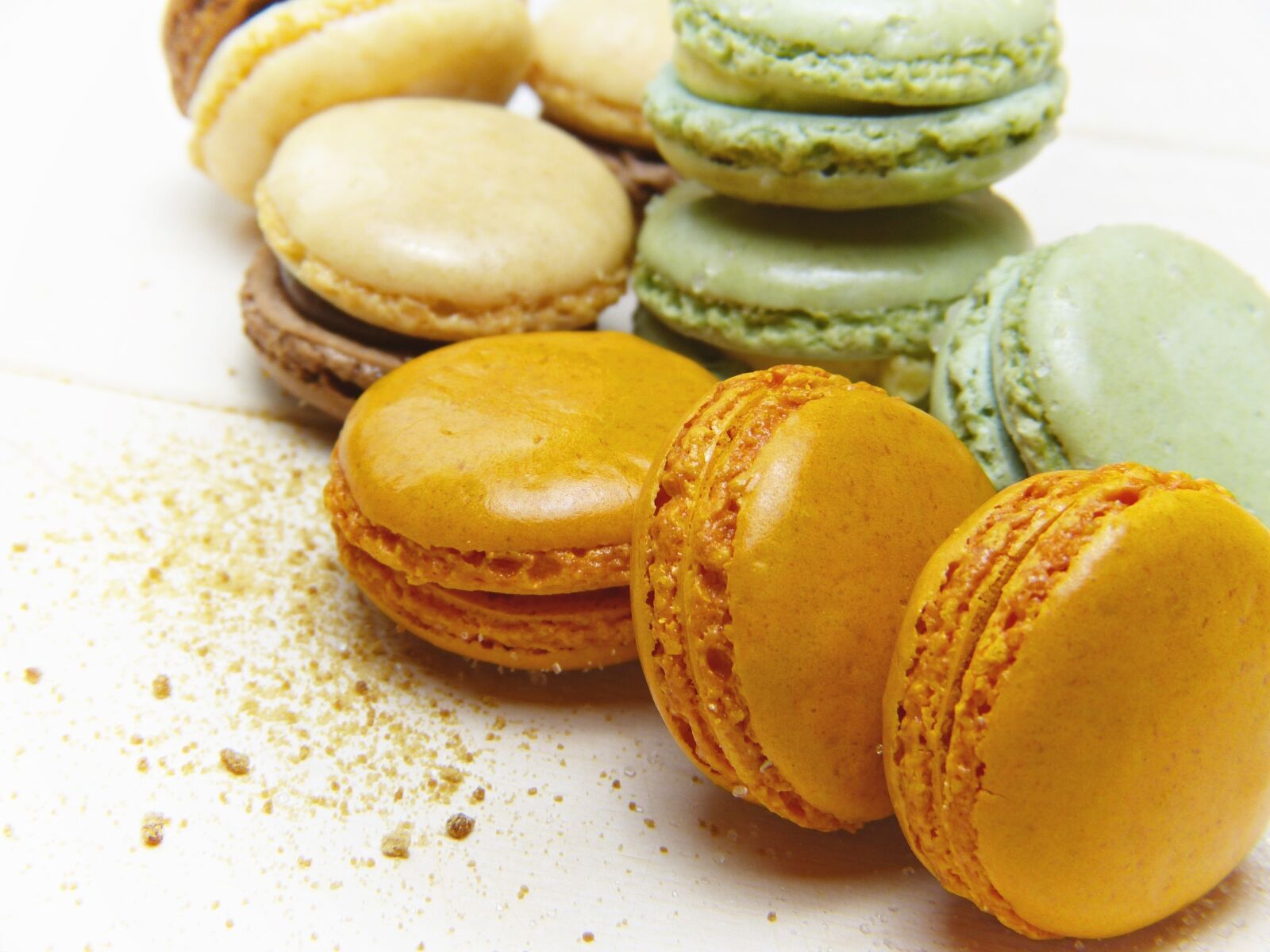 Panasonic Lumix DMC-FZ150 sample photo. Macarons, sugar, muscovado photography