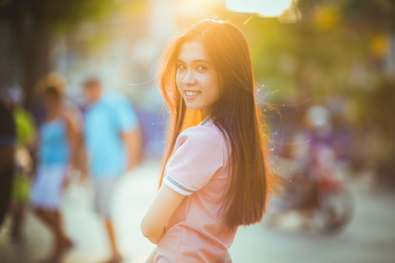 Canon EF 85mm F1.2L II USM sample photo. Sunset, female, nature photography