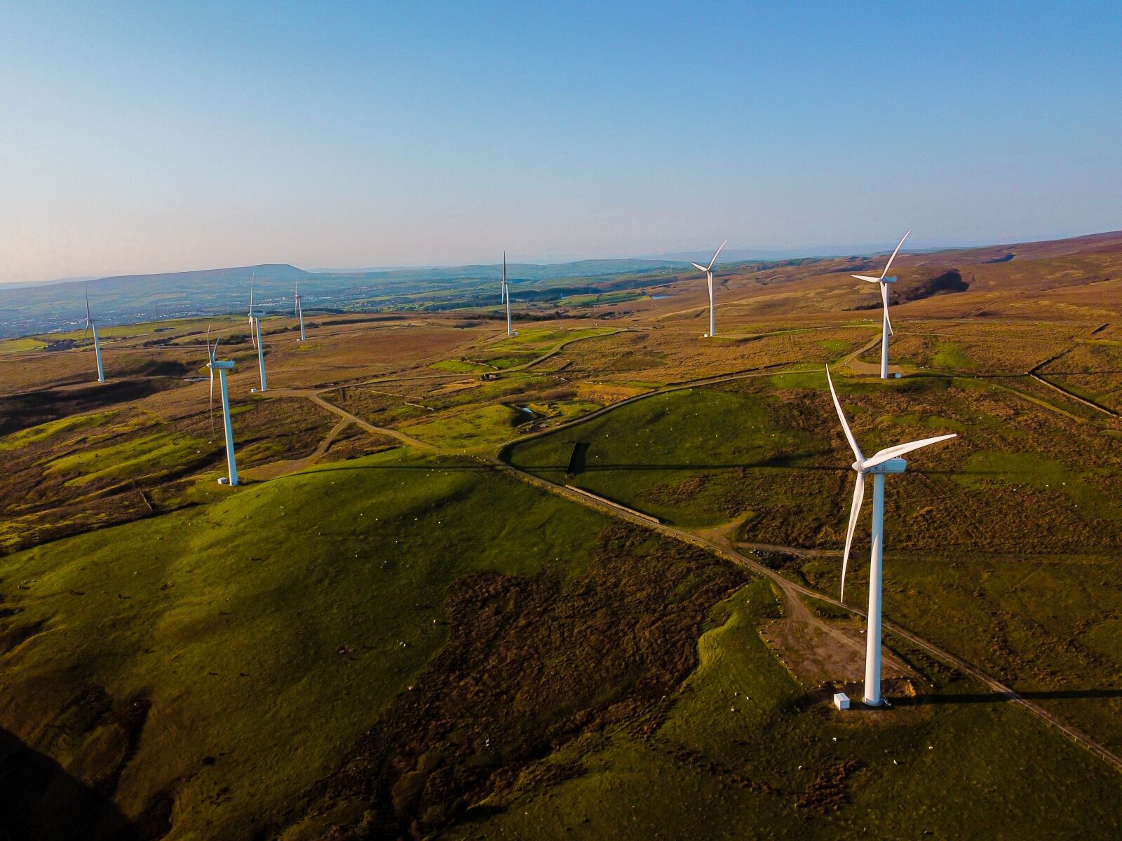 DJI FC7203 sample photo. Windfarm, energy, wind photography