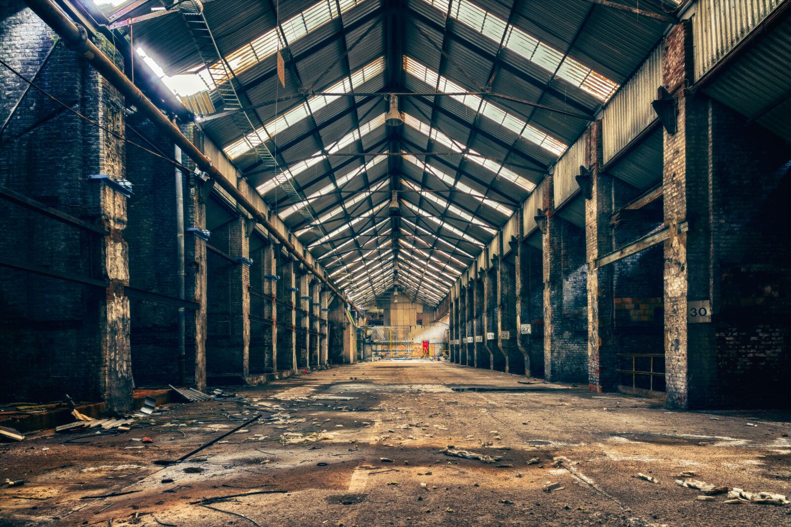 Nikon Z6 sample photo. Factory, hall, symmetry photography