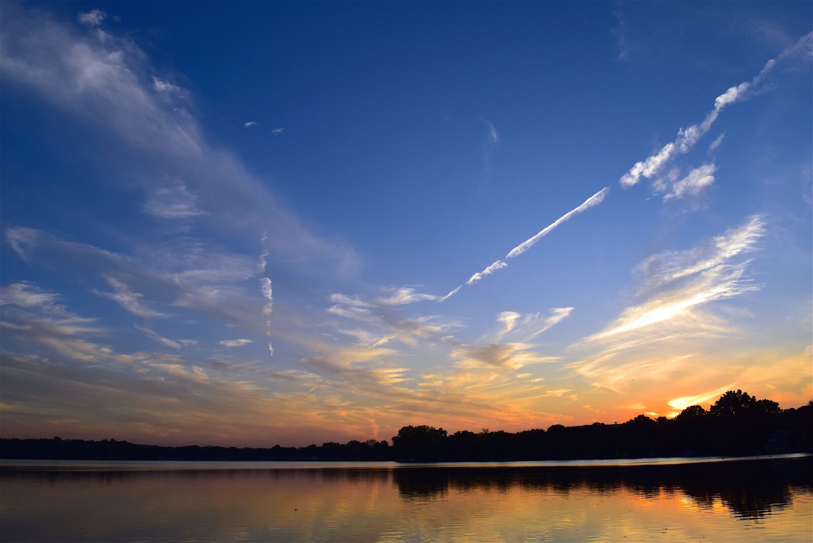 Nikon D3300 sample photo. Sunset, lake, landscape photography
