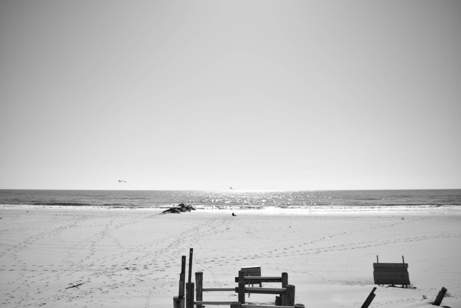 Nikon D5300 sample photo. Beach, banister, long island photography
