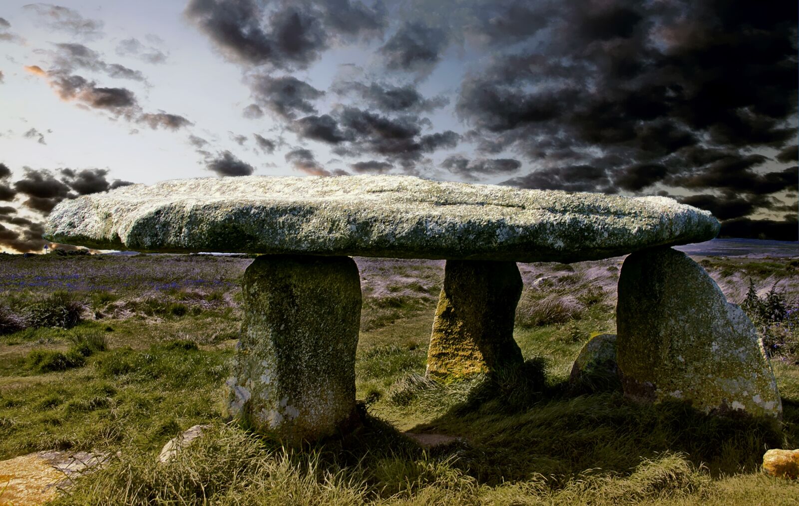 Sony Alpha DSLR-A100 sample photo. Lanyon quoit, south gland photography
