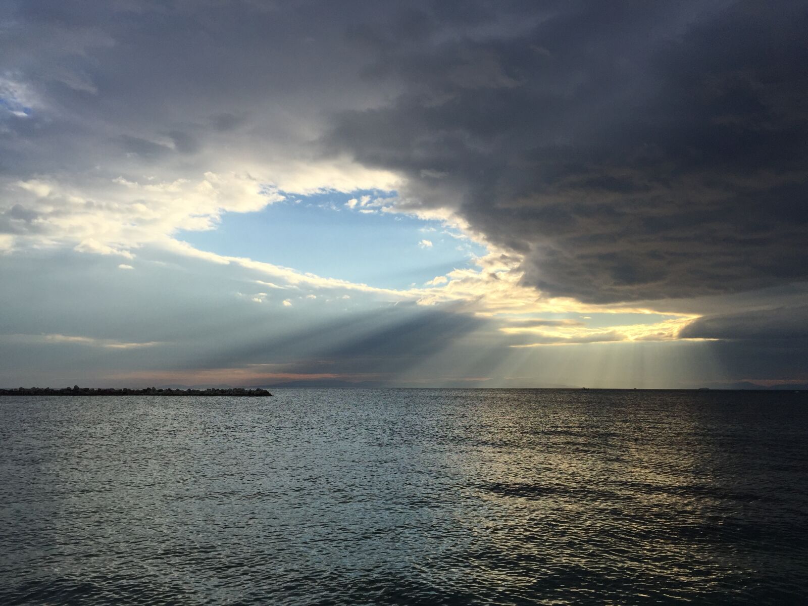 Apple iPhone 6 sample photo. Cloud, sea, and, cloud photography