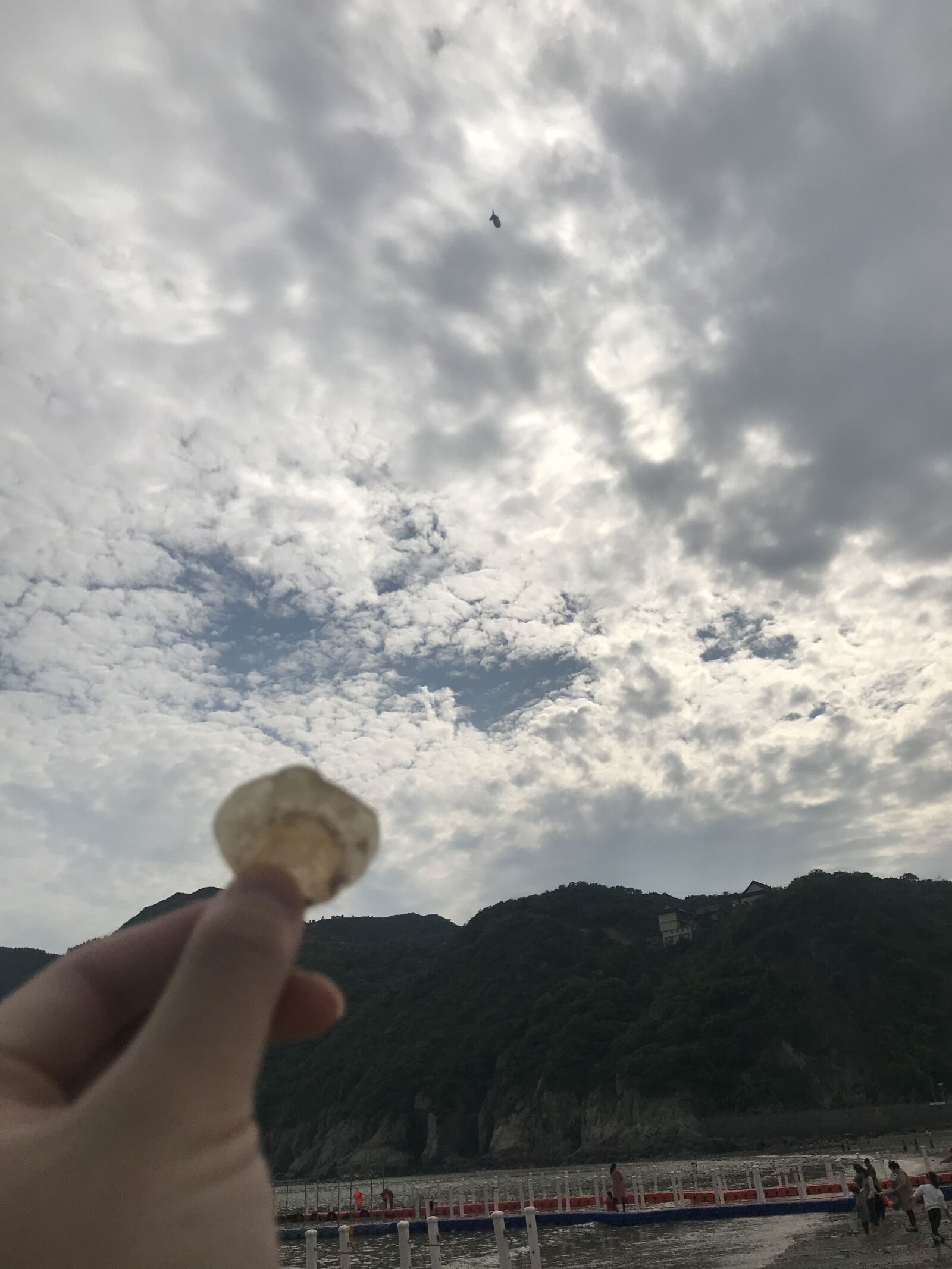 iPhone 7 Plus back dual camera 3.99mm f/1.8 sample photo. Sky, shell, beach photography