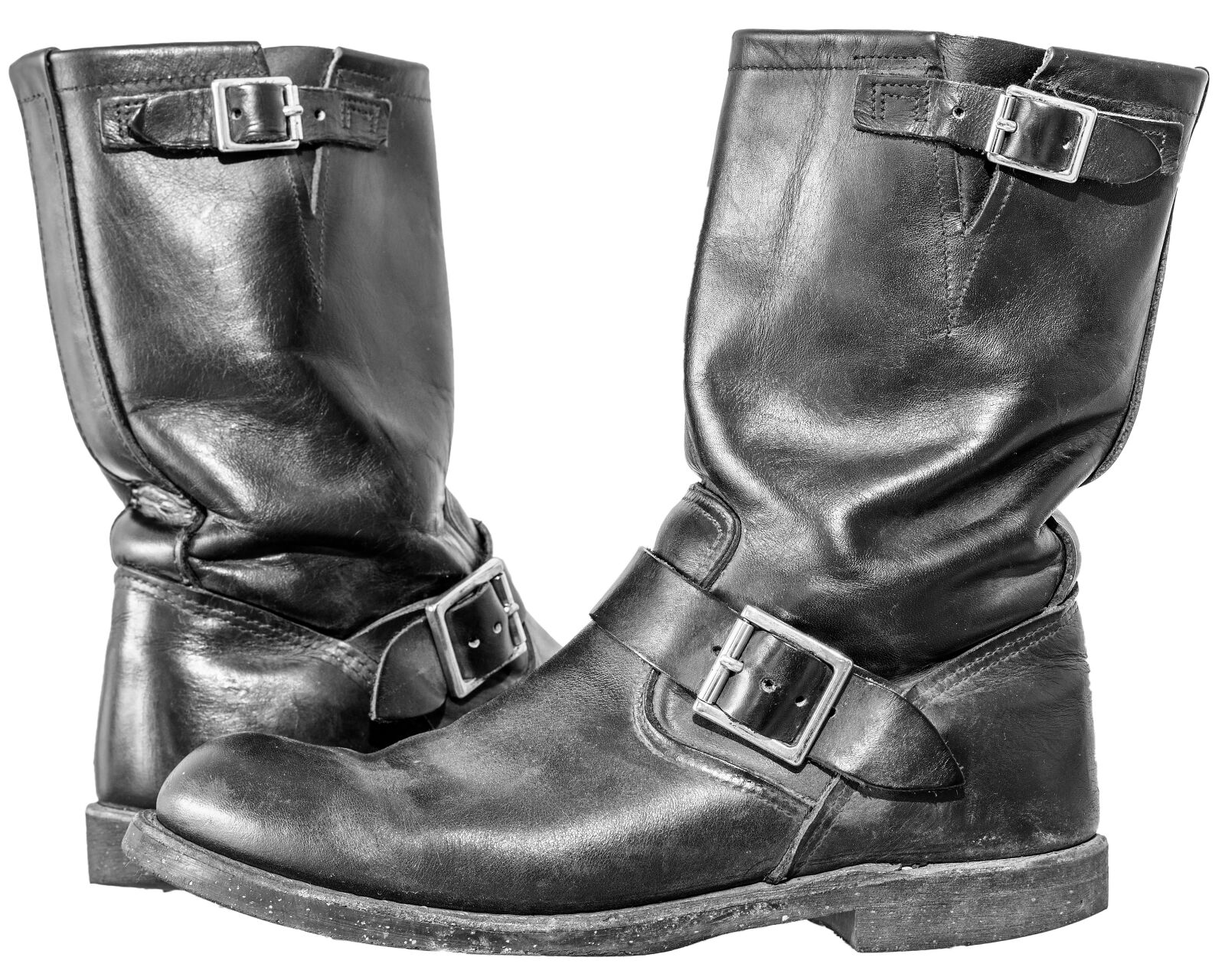Nikon D750 sample photo. Boots, used, old photography