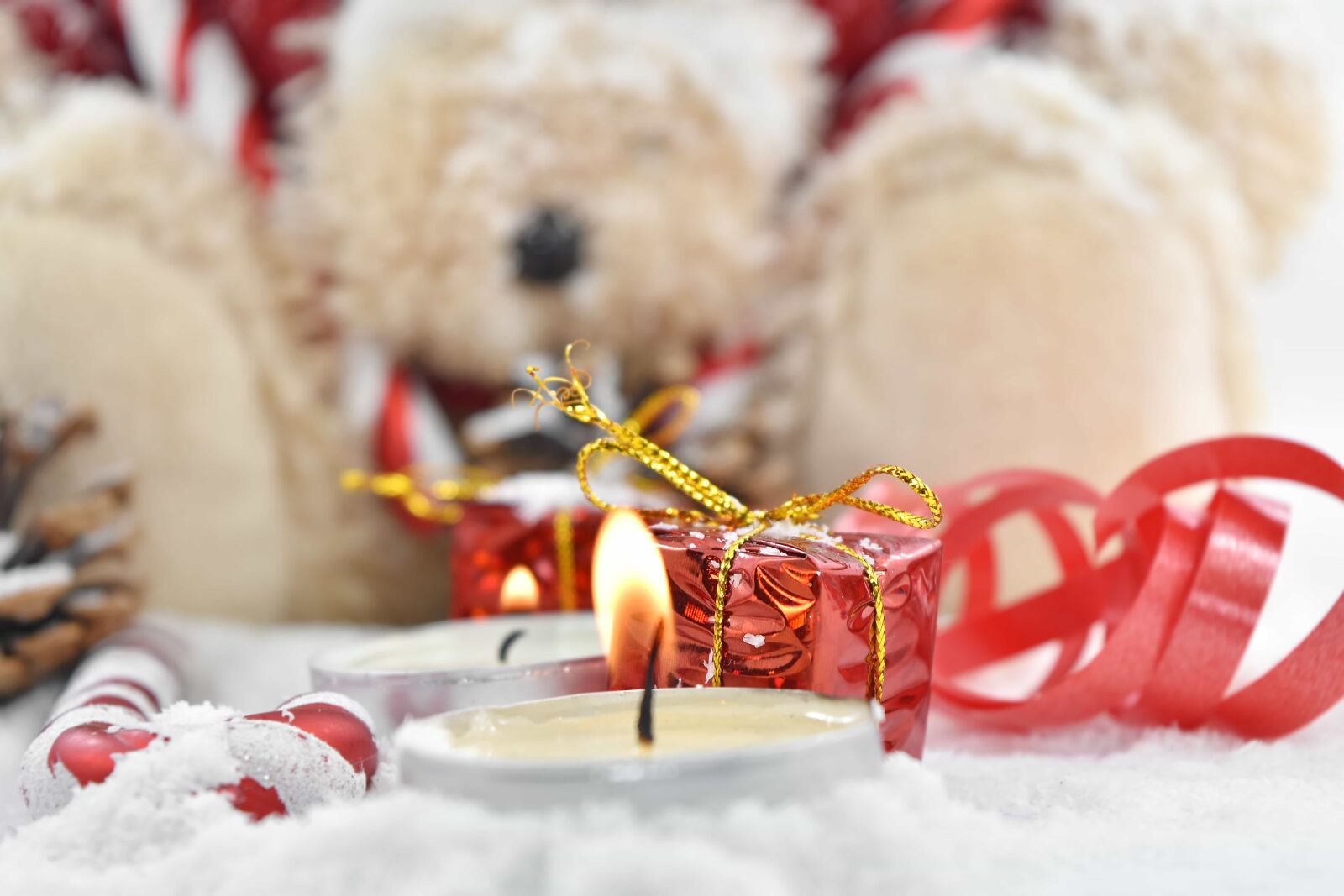 Nikon D5500 sample photo. Background, blurry, candlelight, candles photography