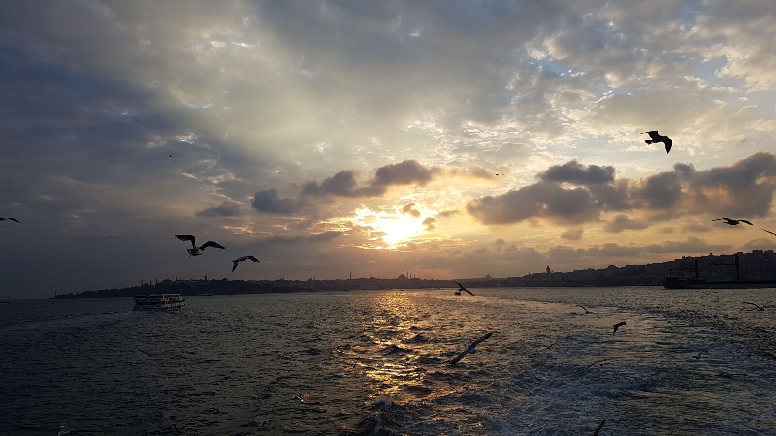 Samsung Galaxy S7 Edge sample photo. Sunset, sea, ocean photography