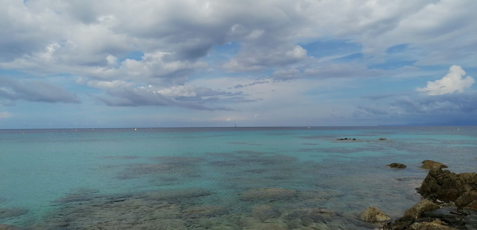 HUAWEI MAR-LX1A sample photo. Sea, blue, cloud photography