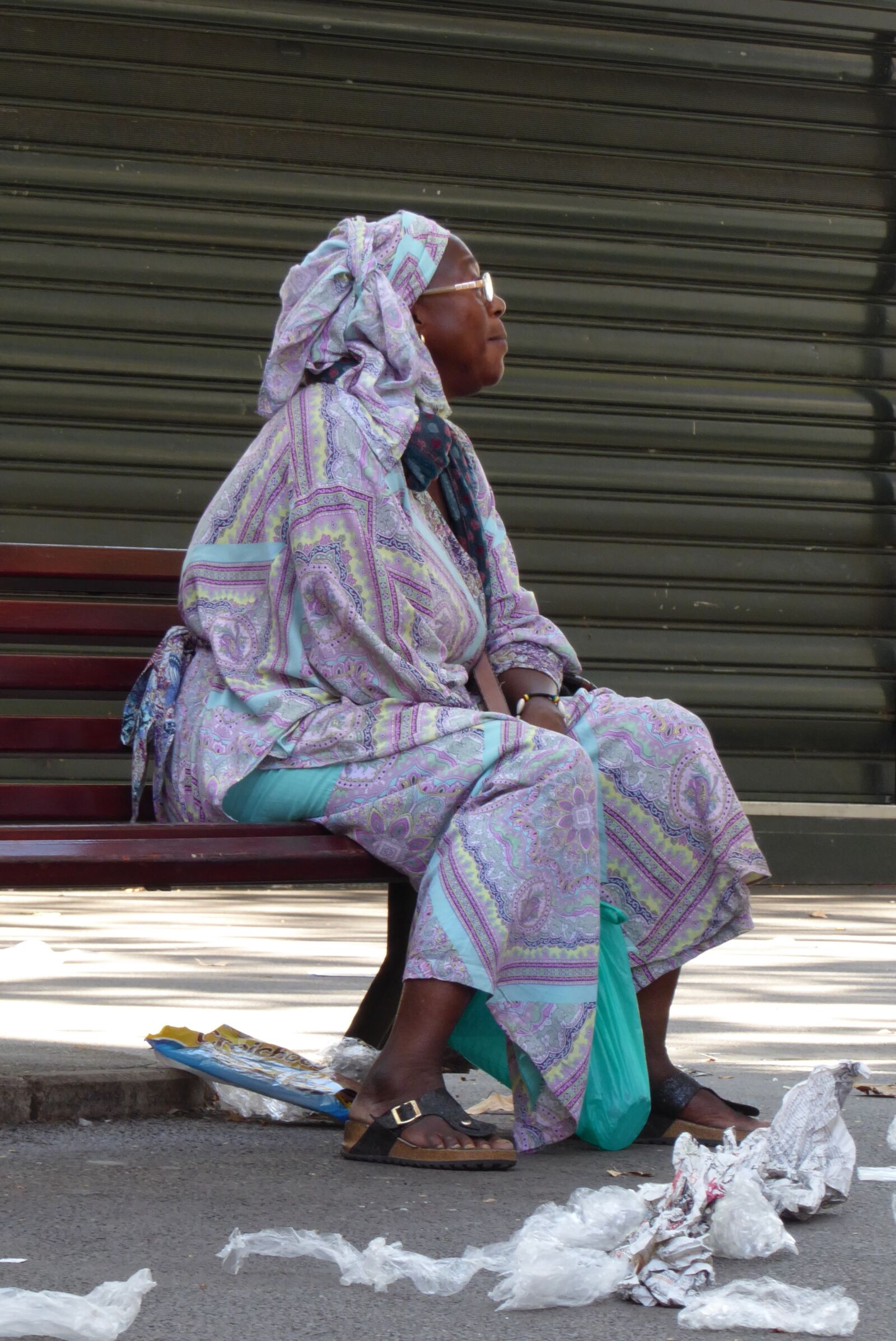 Panasonic Lumix DMC-ZS50 (Lumix DMC-TZ70) sample photo. Woman, afrikaans, colorful photography