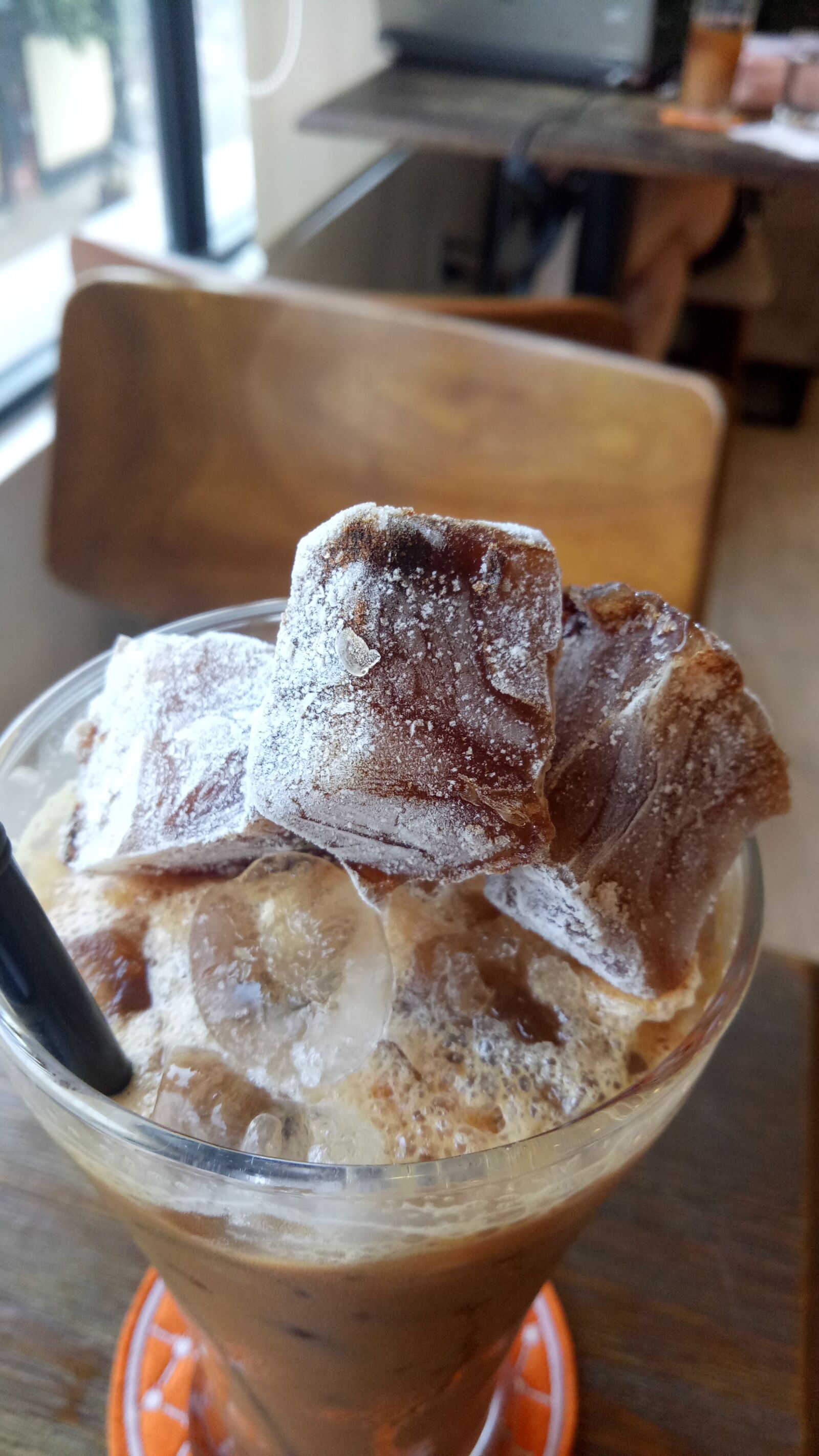 OPPO A1601 sample photo. Coffee, ice, water photography
