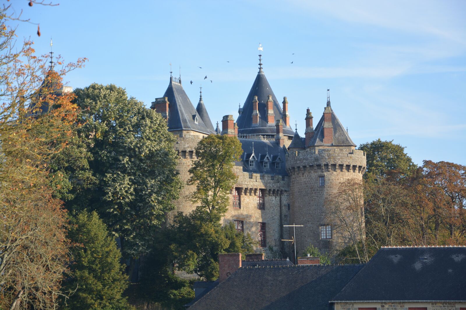 Nikon D5200 sample photo. Castle, combourg, view castle photography