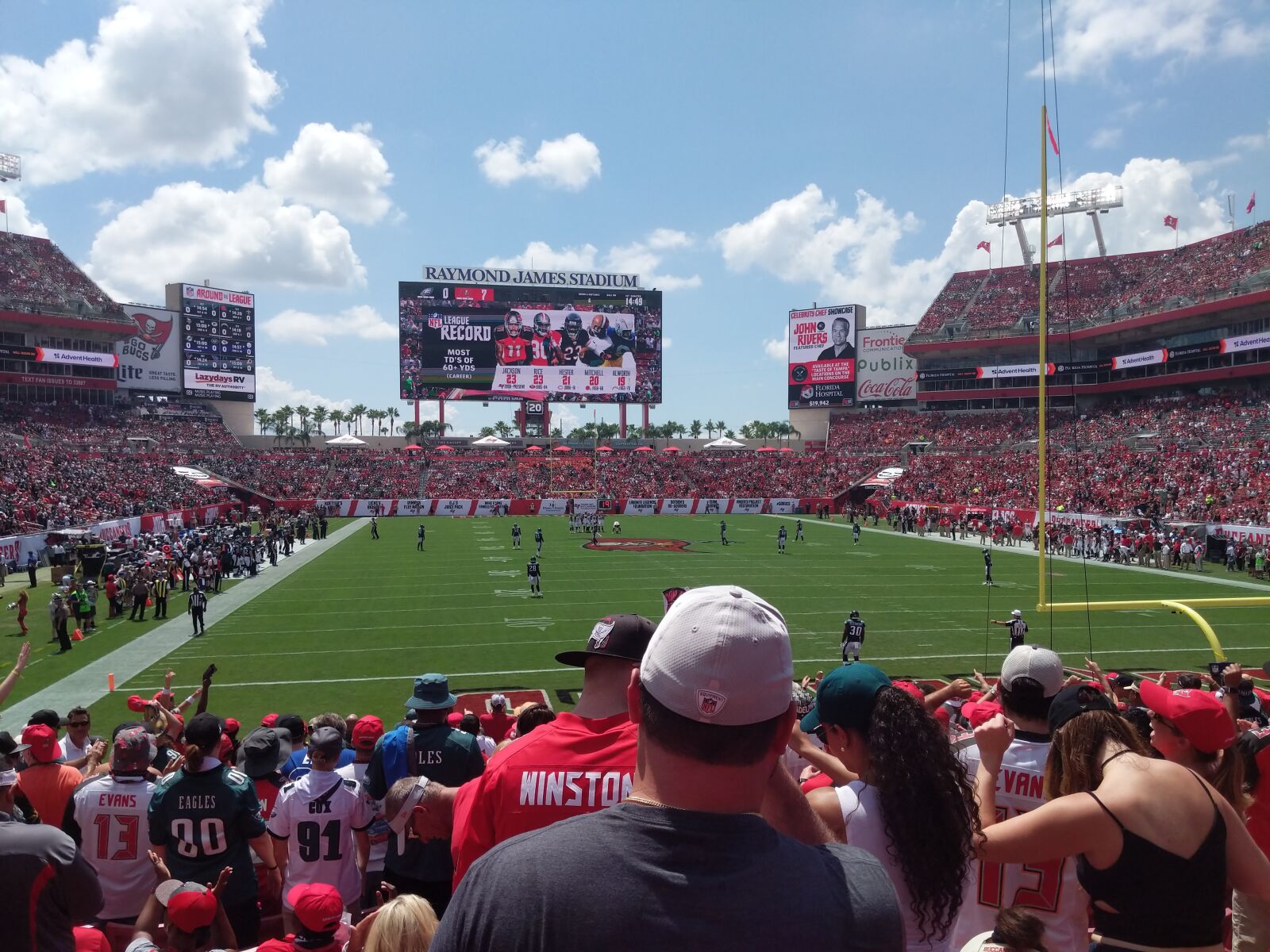 Google Pixel 2 sample photo. Football, buccaneers, tampa bay photography