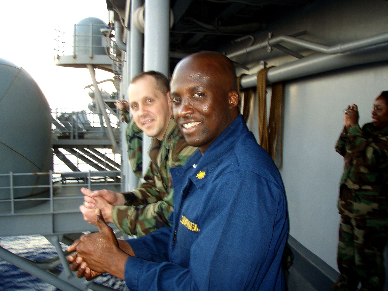 Olympus u770SW,S770SW sample photo. Military, crew, carriers, deck photography