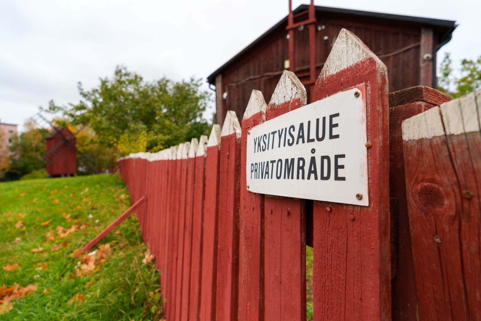 Sony a7R V sample photo. Private fence photography