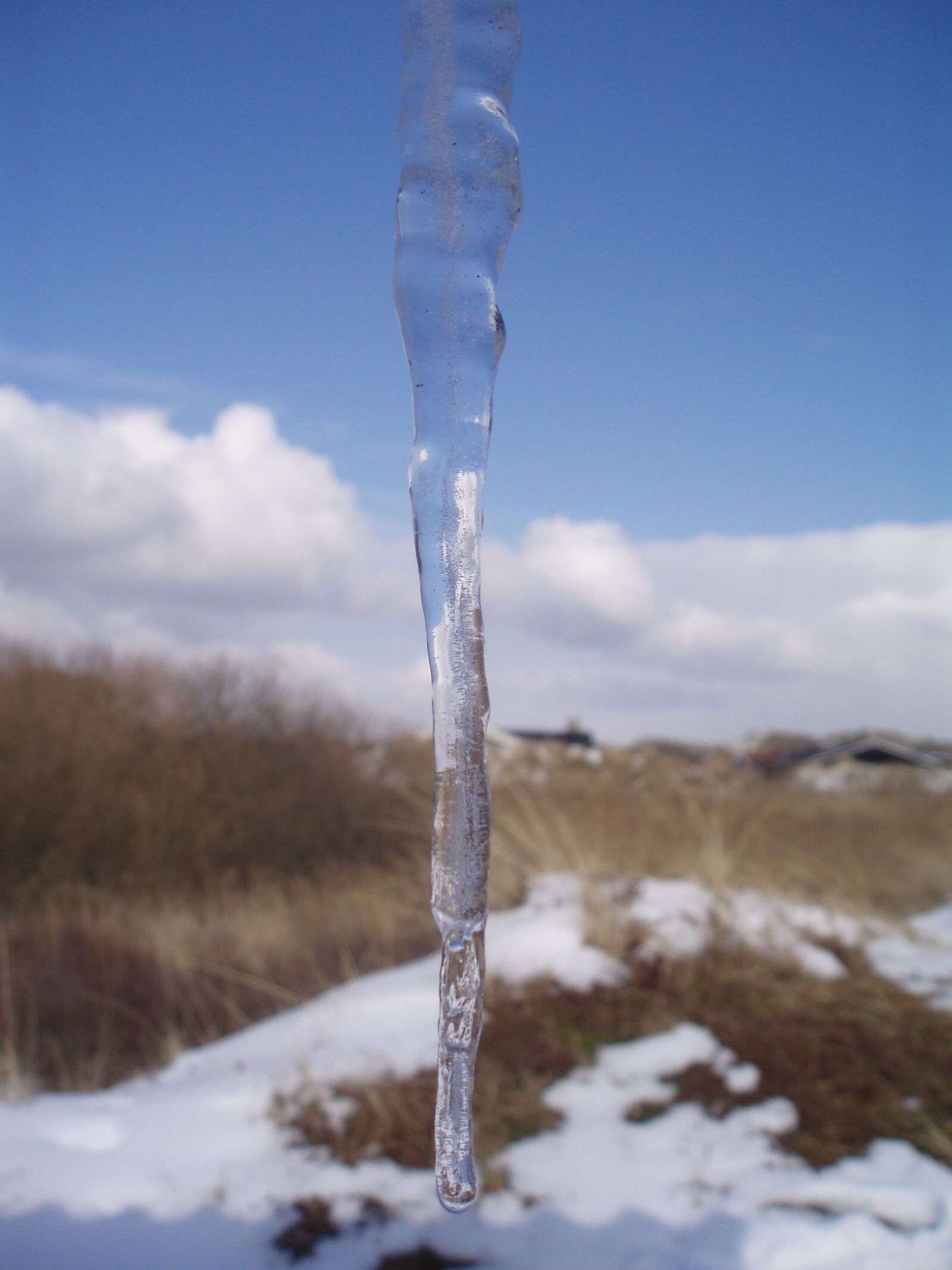Olympus u700,S700 sample photo. Icicle, winter, nature photography
