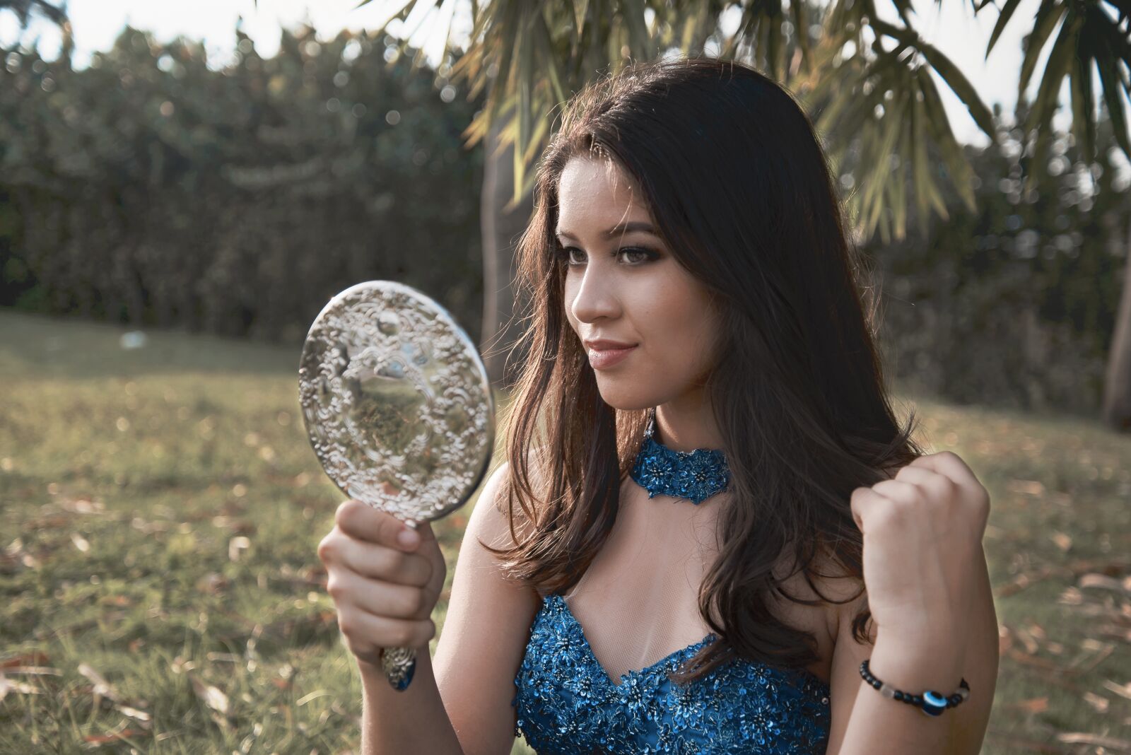Nikon D750 sample photo. Quinceanera, nature, mirror photography