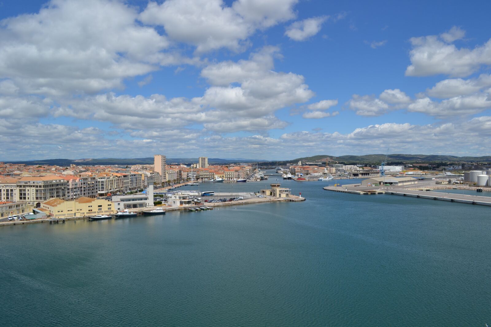 Nikon D3100 sample photo. Sète, port, view photography